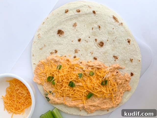 Spicy Buffalo Chicken Quesadillas Recipe for Game Day Snacks 7 img 14628 6