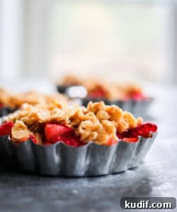 Individual Blueberry Crisps Recipe for One — Quick Berry Dessert 2 individual berry crisps