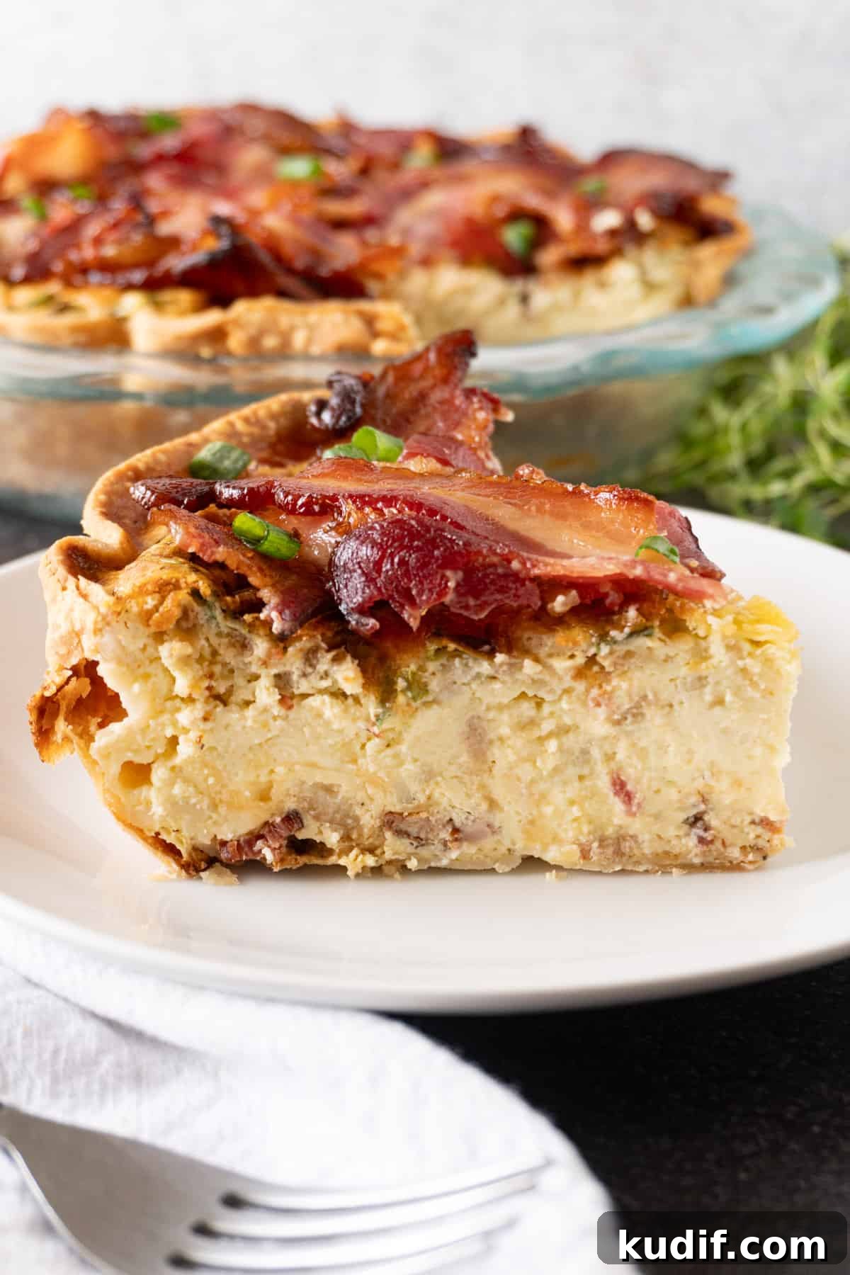 slice of breakfast pie