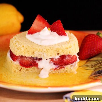 Paleo Strawberry Lemon Shortcake Recipe: Light, Grain-Free Dessert 8 A quick & simple strawberry lemon shortcake with cream & berries.