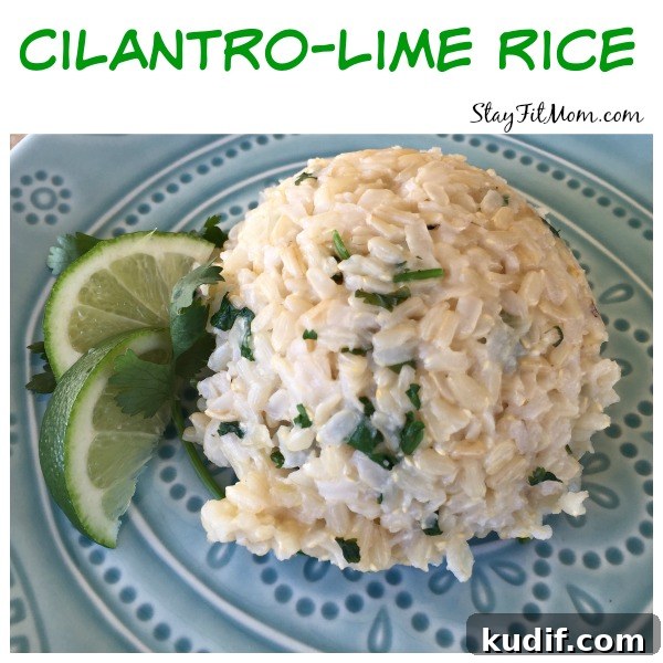 Cilantro-Lime Rice Recipe: Flavorful Mexican-Style Side Dish 7 Healthy Cilantro-Lime Rice made with brown rice. Super easy and only 3 ingredients!