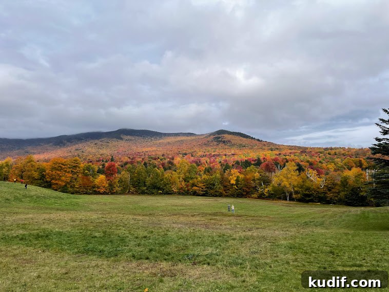 Stowe Vermont fall foliage