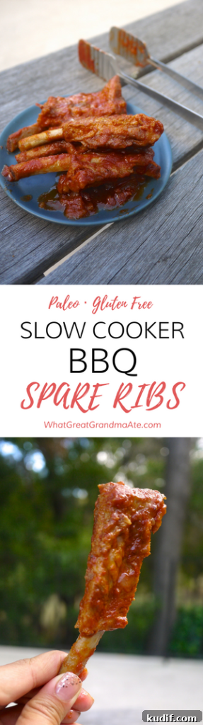Slow-Cooker BBQ Pork Spare Ribs Recipe for Tender, Fall-Off-the-Bone Results 7 Paleo Gluten Free Slow Cooker BBQ Spare Ribs