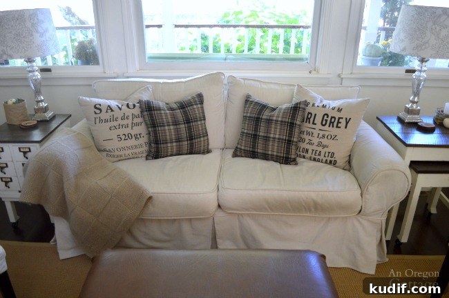 Easy Plaid Flannel Envelope Pillows