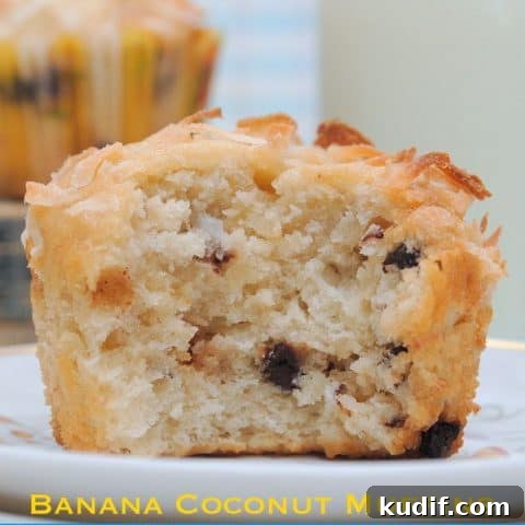 Banana Coconut Muffins