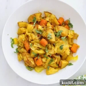 Atakilt Wat: Ethiopian Cabbage, Potato & Carrot Stew (Vegan, GF) 2 Atakilt Wat thumbnail