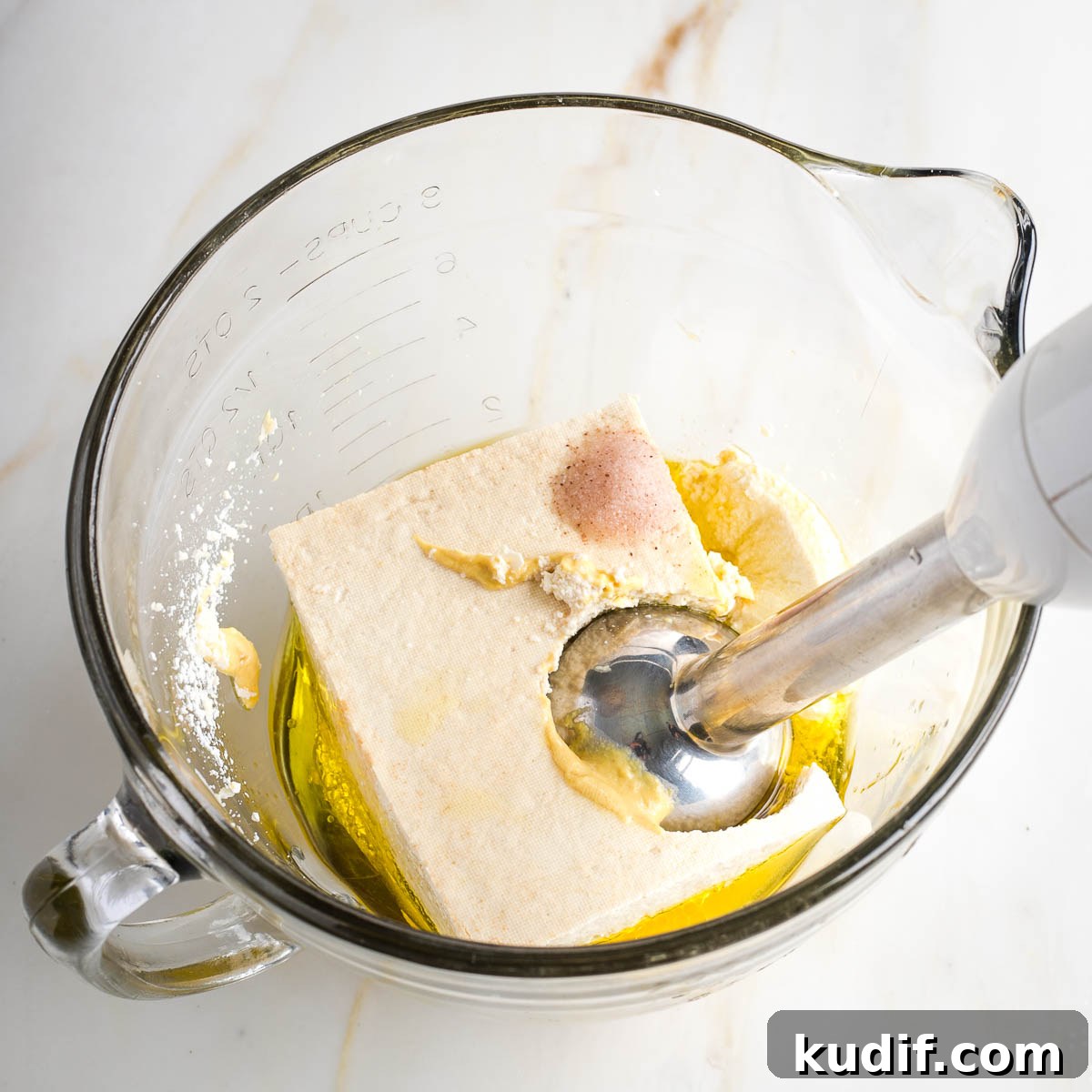 Creamy Tofu Vegan Mayonnaise Recipe — Quick & Luscious 6 img 19380 5