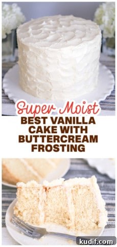 Super Moist Vanilla Cake with Silky Vanilla Buttercream Frosting 10 Super Moist Vanilla Cake
