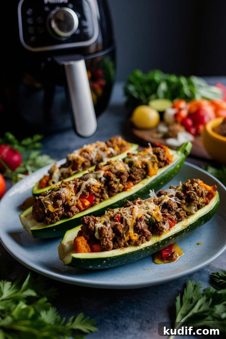 What to Serve with Bruschetta: 13 Perfect Side Dishes 3 Air Fryer Zucchini Boats