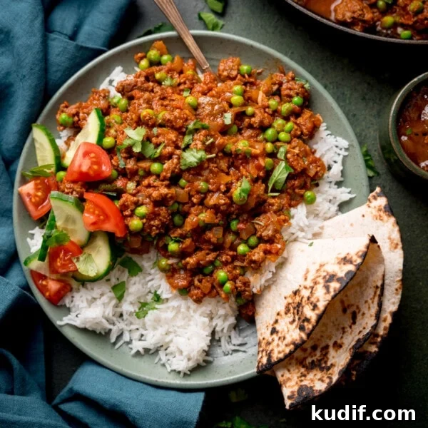 Authentic Chicken Madras Curry Recipe for Bold Flavor 13 Keema Curry overhead