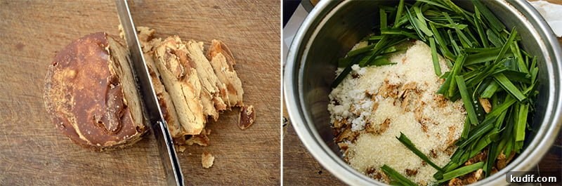 Biji Salak: Sweet Potato Balls in Palm Sugar Porridge with Coconut Milk 3 how to make biji salak 1