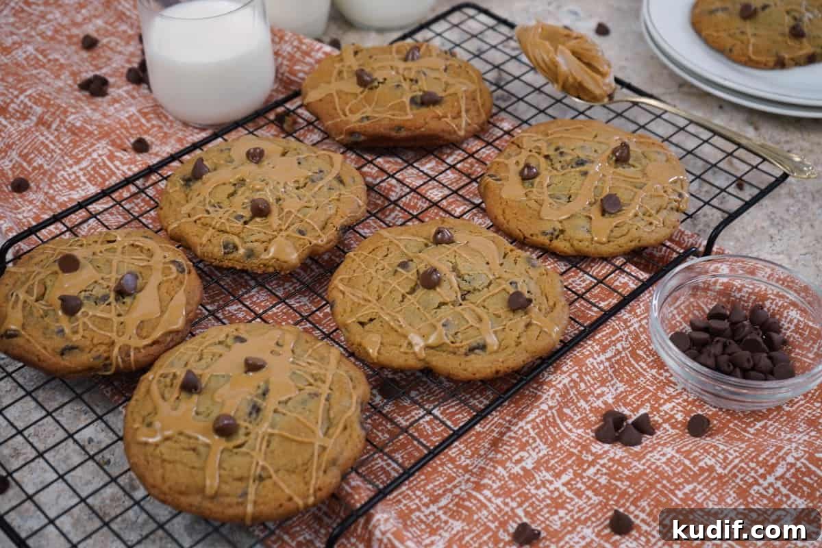 Peanut Butter Cup Stuffed Cookies Recipe for Decadent Treats 3 Chocolate chip cookies with pb cups
