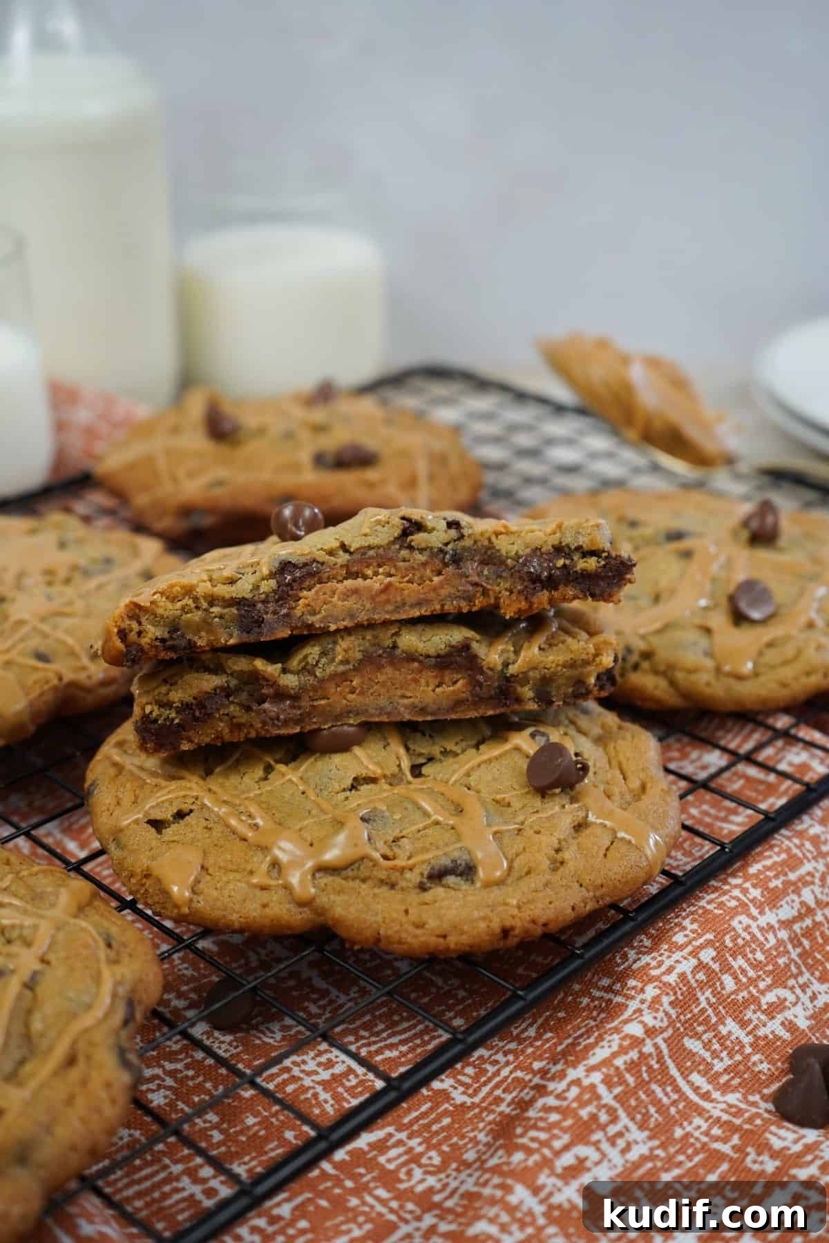 Peanut Butter Cup Stuffed Cookies Recipe for Decadent Treats 9 Peany Butter Cup cookies
