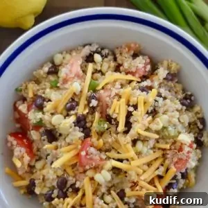 Mexican-Style Quinoa Salad with Corn, Black Beans & Lime Dressing 7 Mexican Quinoa Salad Recipe.