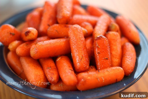 30 Easter Side Dishes to Complete Your Holiday Dinner 2 Balsamic Honey Glazed Roasted Carrots