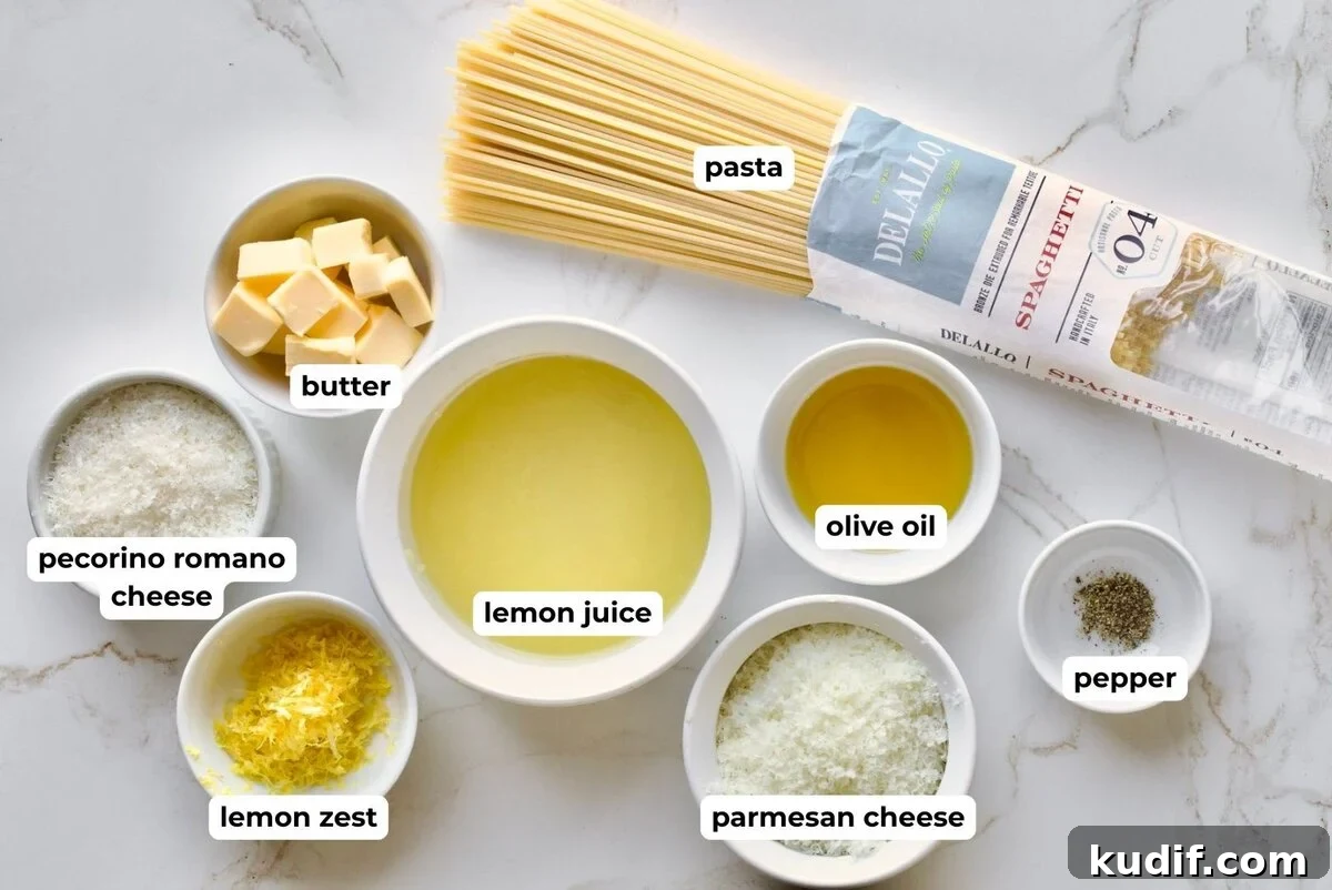 Creamy Lemon Butter Pasta Recipe (Pasta al Limone) 6 img 23545 5