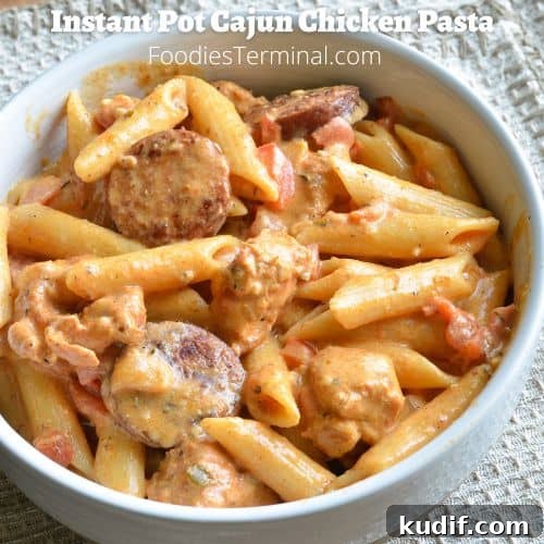 Cajun chicken pasta