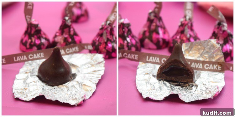 Candy Flower Crowns for Valentine's Day Gifts and Decor 3 HERSHEY's Lava Cake KISSES