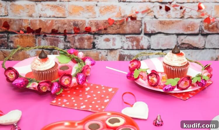 Candy Flower Crowns for Valentine's Day Gifts and Decor 4 Galentine's Day Party