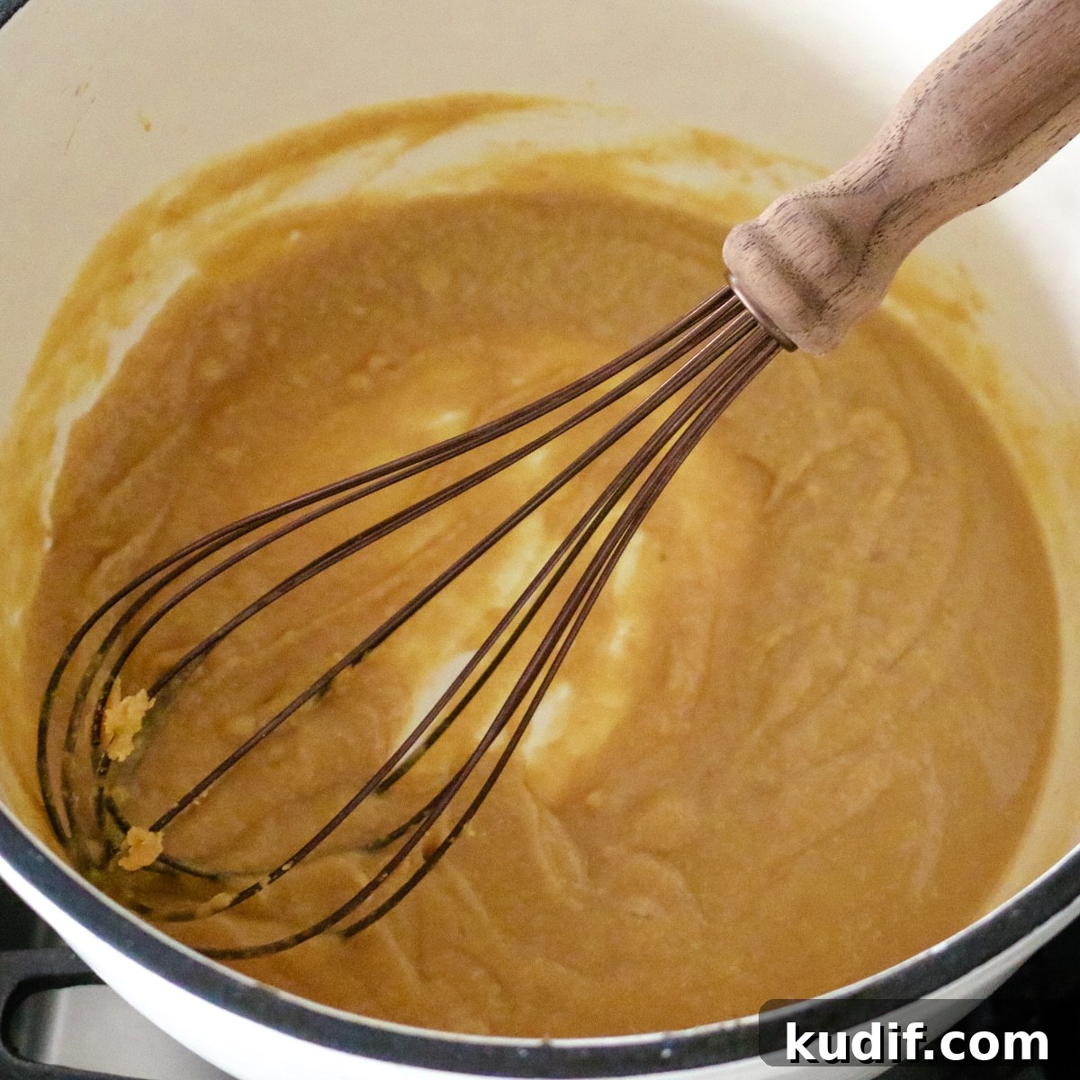 Authentic Homemade Miso Soup: Simple Traditional Recipe 8 miso paste in a pot.