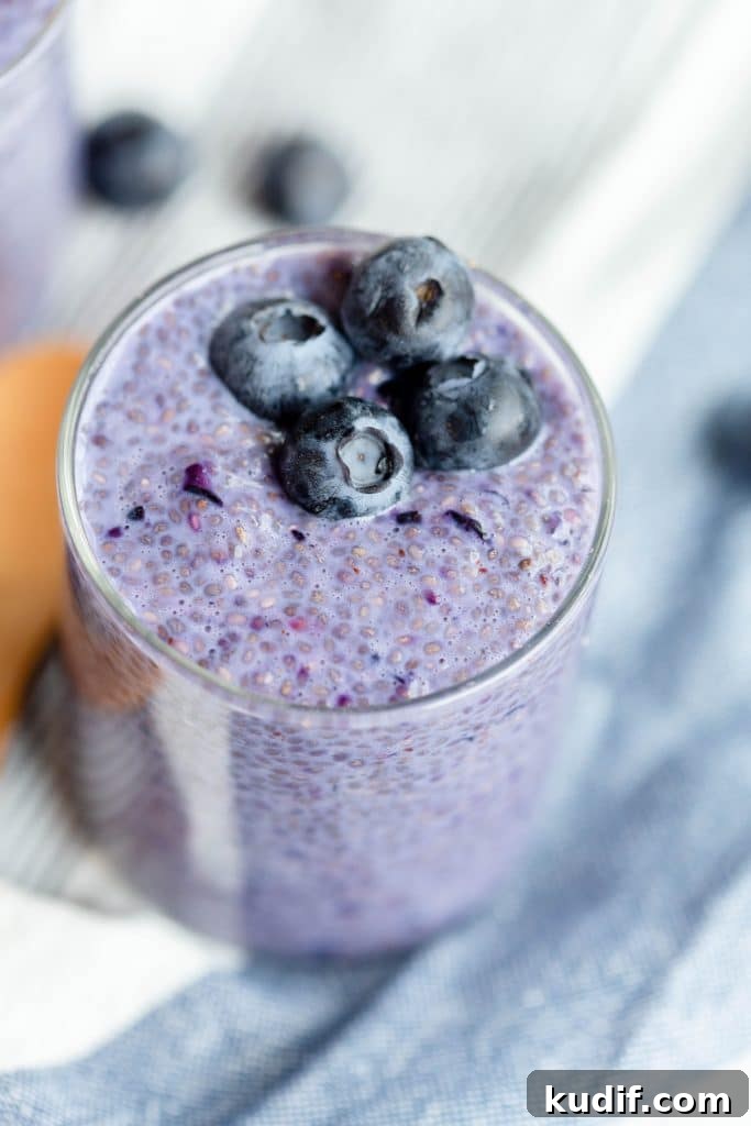 Blueberry Chia Pudding