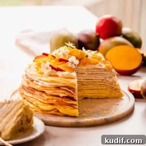 Mango Crepe Cake Recipe with Homemade Crepes Made from Scratch 25 img 2705 24