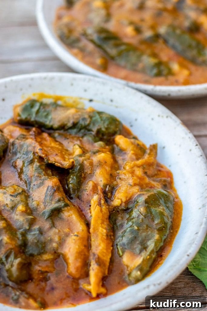How to Make Authentic Ekwang: Step-by-Step Cameroonian Recipe 3 Close up of ekwang on a plate