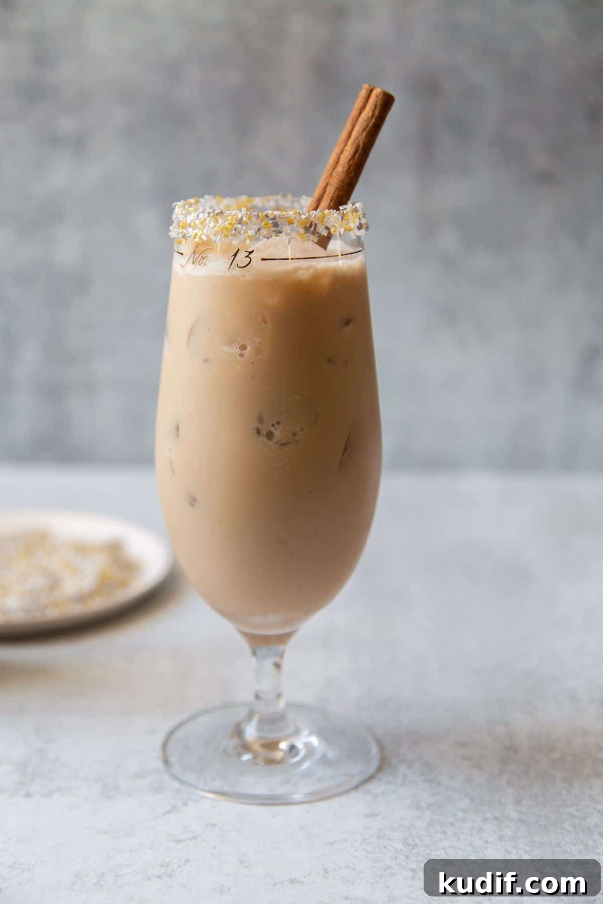 Coconut Coffee Cocktail with Licor 43: Creamy Spanish Espresso Drink 3 Coconut Coffee Cocktail garnished with cinnamon stick