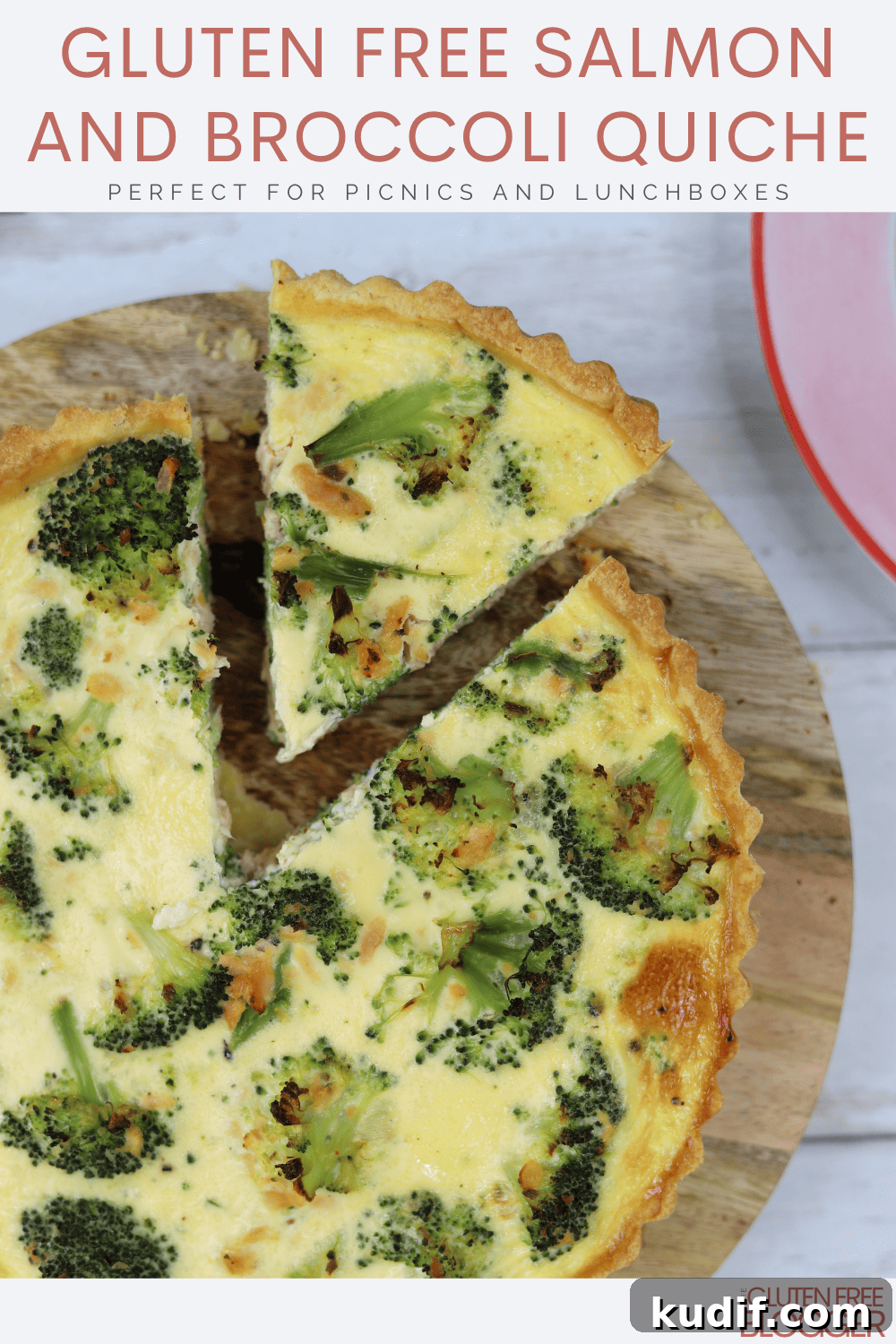 Broccoli and Salmon Quiche Recipe | Flaky Crust & Creamy Filling 9 gluten free broccoli and salmon quiche