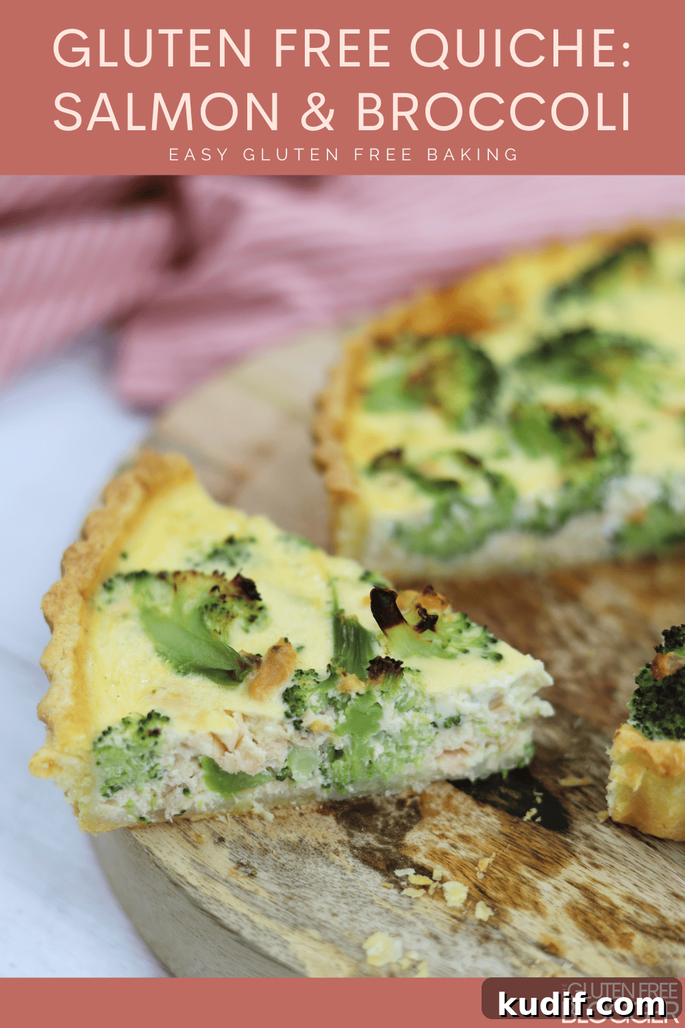 Broccoli and Salmon Quiche Recipe | Flaky Crust & Creamy Filling 10 gluten free broccoli and salmon quiche