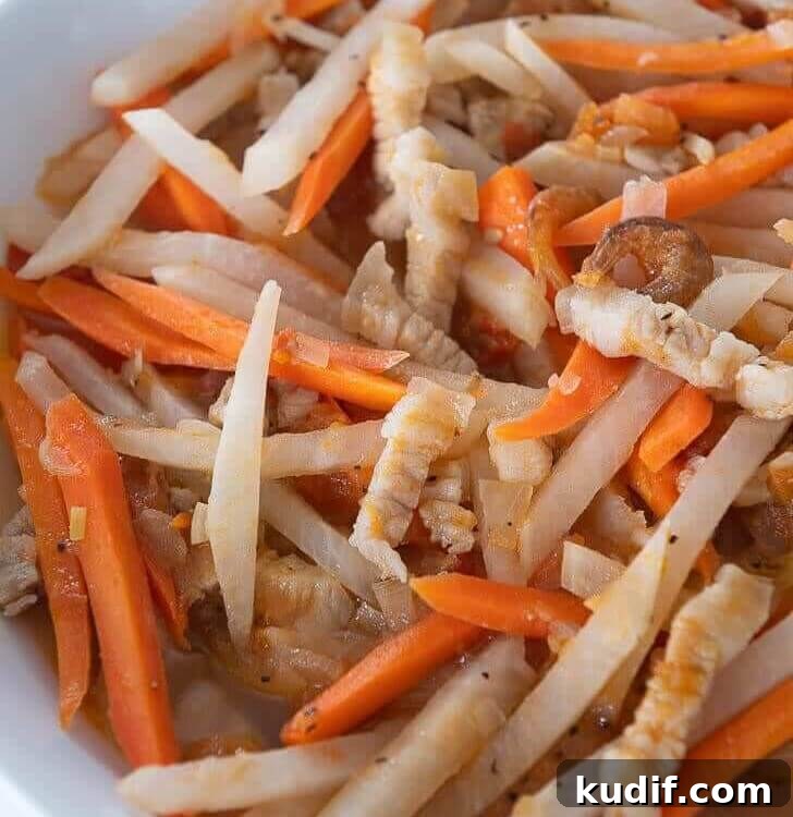 ginisang labanos recipe