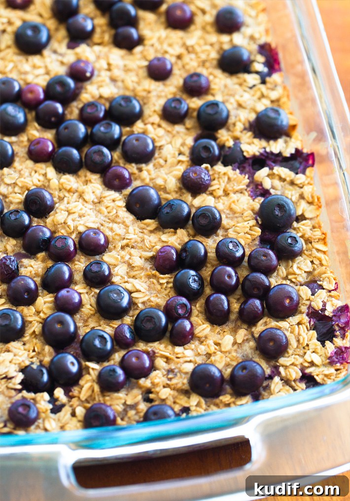 Baked Blueberry Oatmeal Bars Baked Blueberry Oatmeal Bars