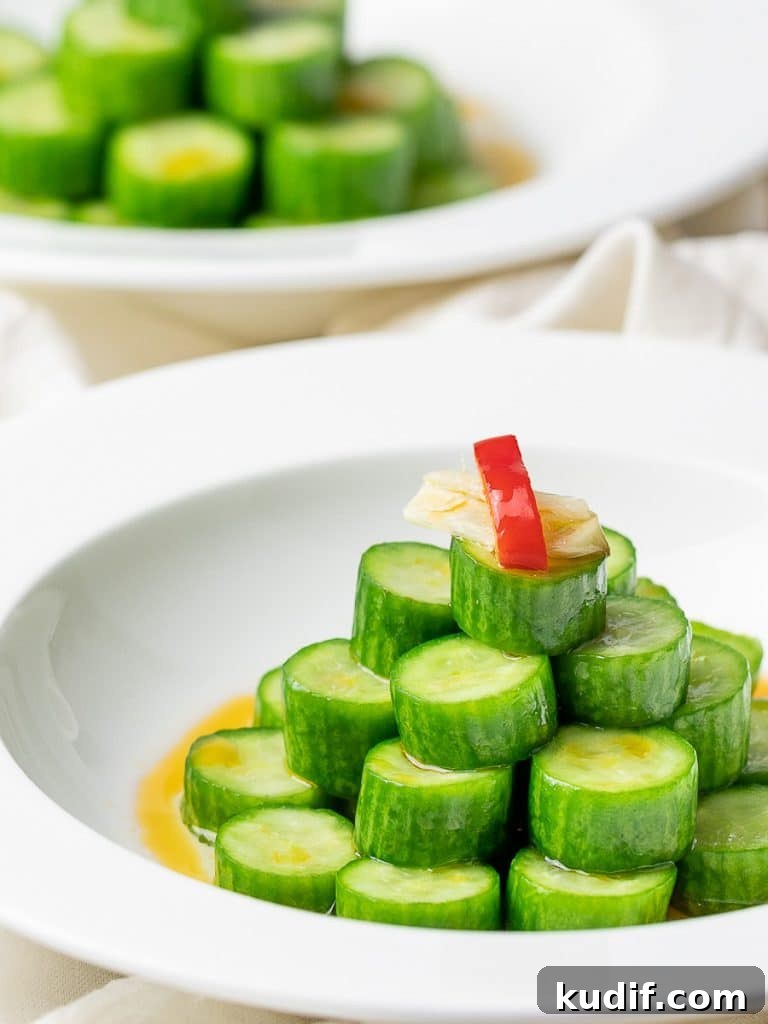 asian cucumber salad, din tai fung cucumber salad copycat