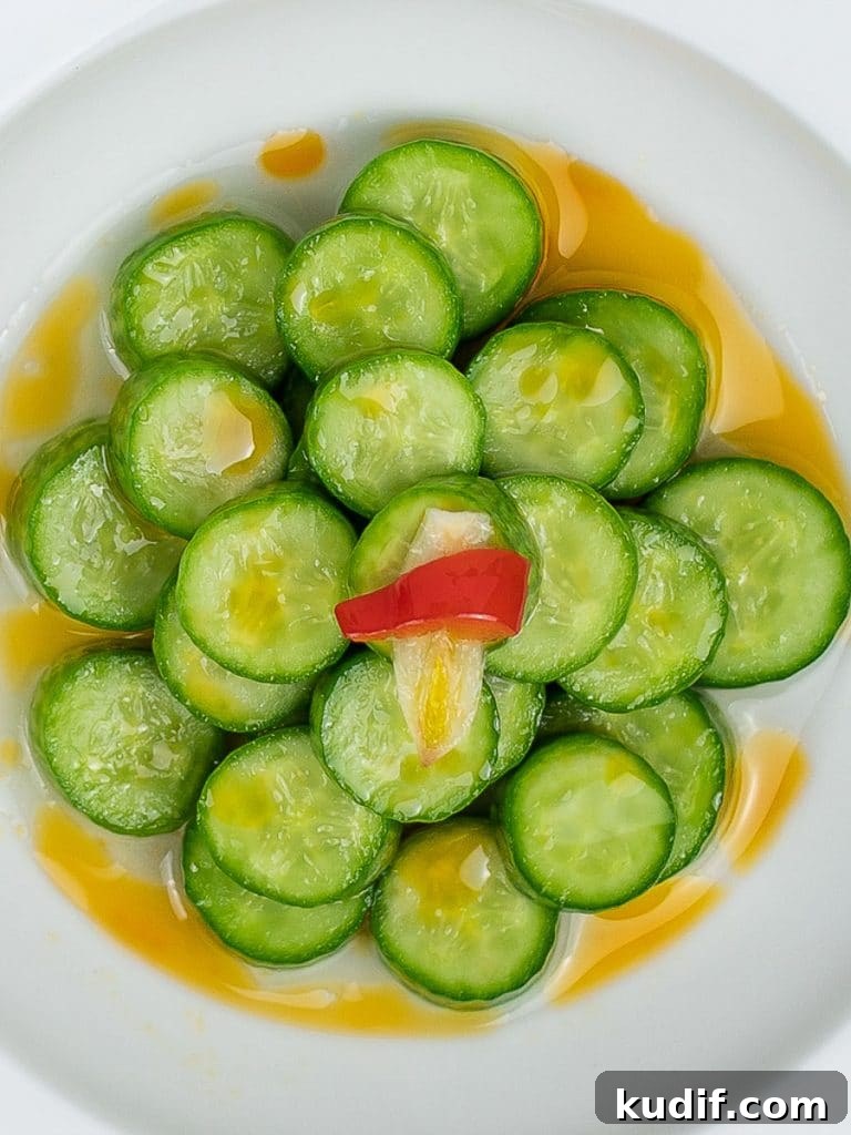 asian cucumber salad, din tai fung cucumber salad copycat