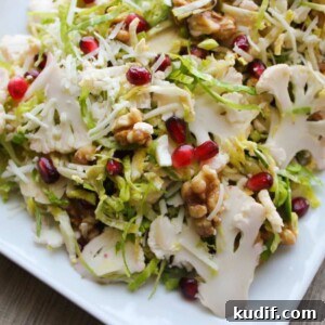 Shaved Brussels Sprout and Cauliflower Salad with Lemon Vinaigrette 2 img 31 9