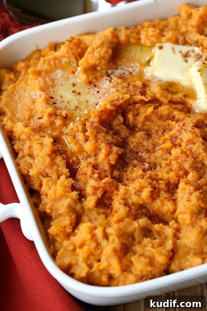 Apple Rum Sweet Potatoes recipe for a Thanksgiving side dish