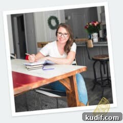 Quick Pickled Red Onions Recipe for Salads & Sandwiches 3 Author sitting at table smiling
