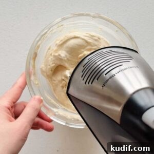 Biscoff Cookie Butter Whipped Cream Recipe: Light & Fluffy 6 Stiff peaks