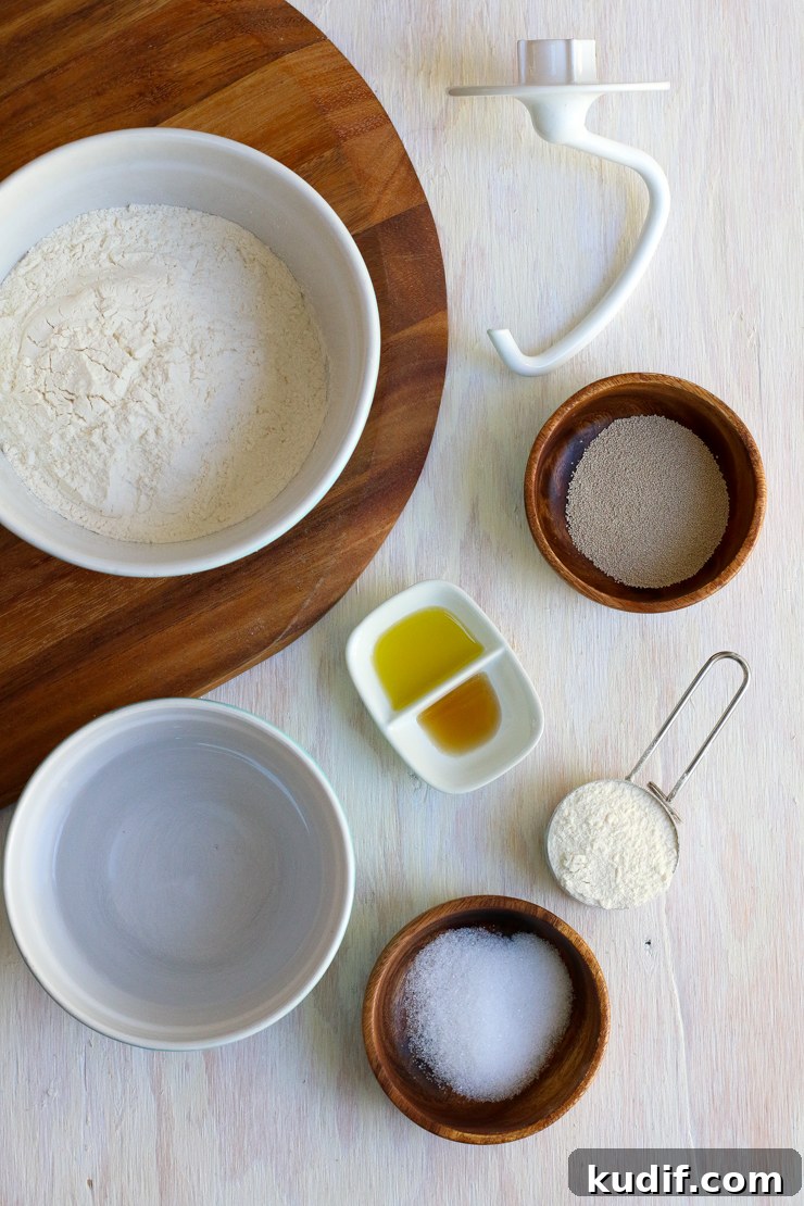 Pita ingredients