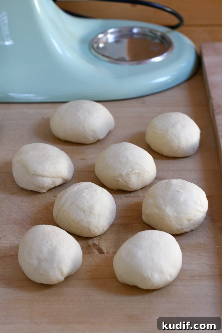 shape dough balls
