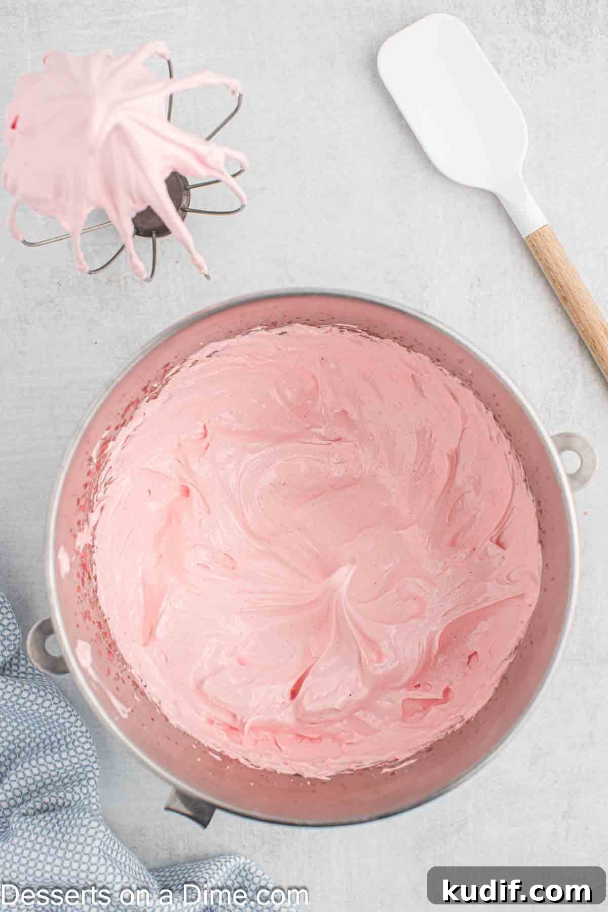 Gelatin Frosting Recipe: Smooth, Vibrant Jello Icing Ideas 5 Boiling water added to mixture and combined.
