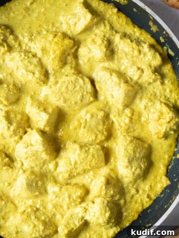 Creamy chicken pasanda.