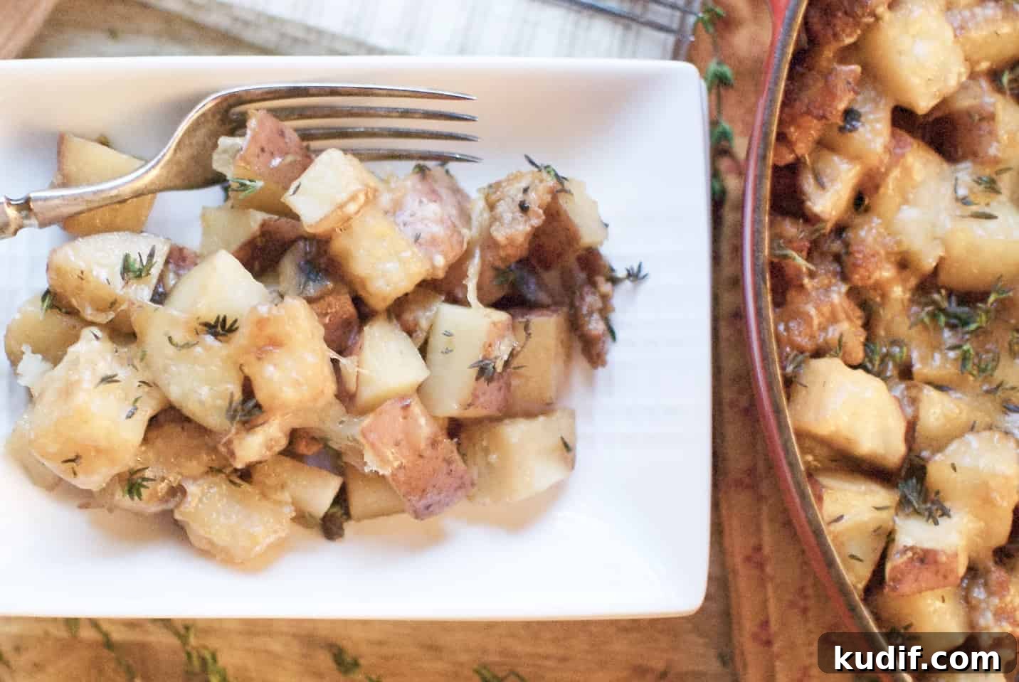 Sausage, Mushroom & Potato Gratin Recipe for Comforting Dinner 9 sausage, mushroom & potato gratin