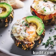 an image of breakfast stuffed acorn squash