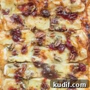 brie cranberry tart