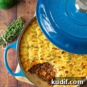 shepherd's pie served in a pot