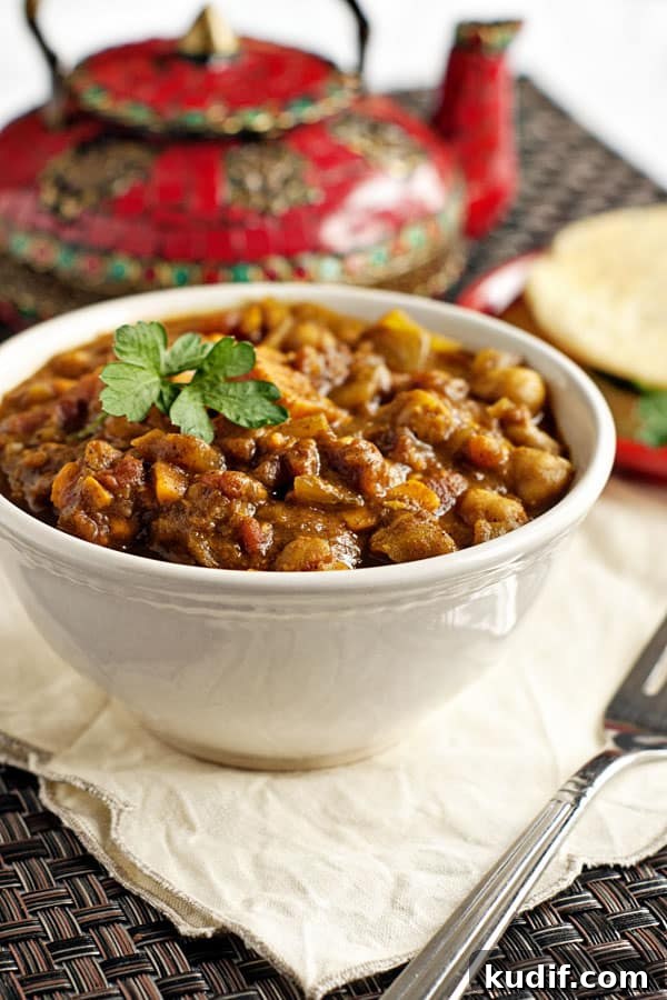 Sweet Potato and Chickpea Curry | heatherlikesfood.com Sweet Potato and Chickpea Curry | heatherlikesfood.com