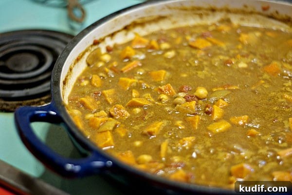 Sweet Potato and Chickpea Curry | heatherlikesfood.com Sweet Potato and Chickpea Curry | heatherlikesfood.com