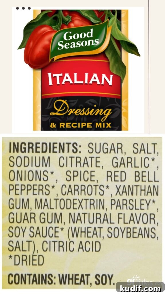 How to Tell If a Product Contains Gluten: Reading Labels 2 Good Seasons Italian Dressing Contains Wheat