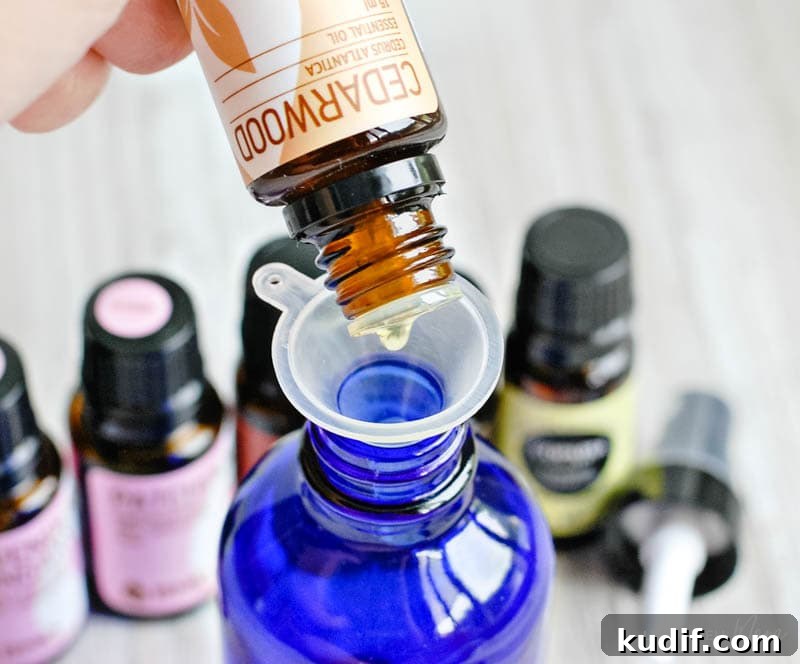 Calming Kids Roller & Spray Blend: DIY Calming Oils for Children 5 making a calming oil blend for kids